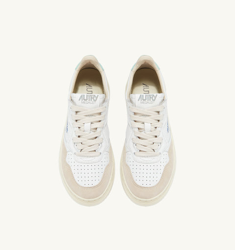 AUTRY LEATHER SUEDE TAB LOGO SNEAKERS